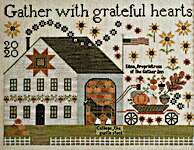 Click for more details of Gather Inn (cross stitch) by Plum Street Samplers
