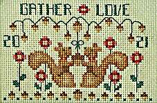 Click for more details of Gather Love (cross stitch) by Frony Ritter Designs
