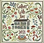 Click for more details of Gather With Joy (cross stitch) by The Blue Flower