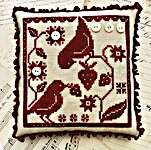 Click/tap for more details of Gathering Berries (cross stitch) by Luminous Fiber Arts