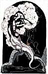 Click/tap for more details of Genie of the Lamp (cross stitch) by X's & Oh's