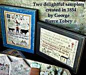 Click/tap for more details of George Bierce Tobey (cross stitch) by Needle Work Press