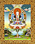 Click for more details of Giclee Art Print, titled:  Chenrezig (Avalokiteshvara) (limited edition print) by Heinz Hoes