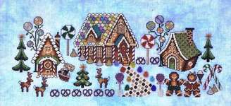 Click for more details of Gingerbread Grove (cross stitch) by Glendon Place