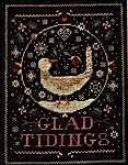 Click/tap for more details of Glad Tidings (cross stitch) by Shakespeare's Peddler