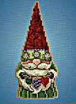 Click for more details of Gnome with Ornaments (beadwork) by Mill Hill