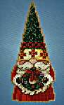 Click for more details of Gnome With Wreath (beadwork) by Mill Hill