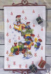 Click for more details of Gnomes Christmas Advent Train (cross stitch) by Permin of Copenhagen