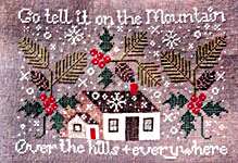 Click/tap for more details of Go Tell It on the Mountain (cross stitch) by Heartstring Samplery