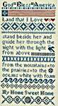 Click for more details of God Bless America (cross stitch) by Erica Michaels