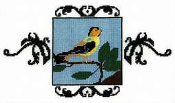 Click for more details of Goldfinch (cross stitch) by Nora Corbett