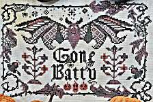 Click/tap for more details of Gone Batty (cross stitch) by Quaint Rose Needlearts