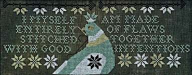 Click/tap for more details of Good Intentions Revisited (cross stitch) by Kathy Barrick