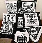 Click/tap for more details of Gothic Halloween 2023 (cross stitch) by Twin Peak Primitives