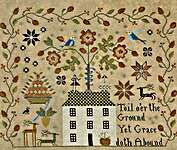 Click for more details of Grace Doth Abound (cross stitch) by Plum Street Samplers