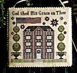 Click for more details of Grace on Thee (cross stitch) by Plum Street Samplers