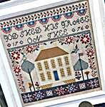 Click/tap for more details of Grace on Thee (cross stitch) by Quaint Rose Needlearts