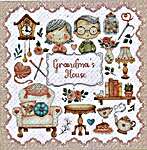 Click/tap for more details of Grandma's House (cross stitch) by Les Petites Croix de Lucie