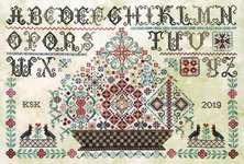 Click/tap for more details of Grayfriar's Sampler (cross stitch) by Rosewood Manor