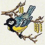 Click for more details of Great Tit on Willow (cross stitch) by Eva Rosenstand