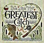 Click for more details of Greatest Catch (cross stitch) by Silver Creek Samplers