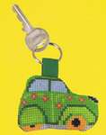 Click for more details of Green Citron Keyring (cross stitch) by Permin of Copenhagen