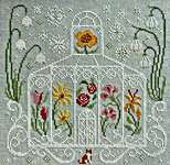 Click for more details of Green House (cross stitch) by Cottage Garden Samplings