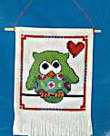 Click for more details of Green Owl Hanging (cross stitch) by Permin of Copenhagen