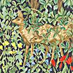 Click for more details of Greenery Deer (cross stitch) by Bothy Threads