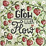 Click/tap for more details of Grow With The Flow (cross stitch) by Shannon Christine