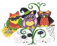 Click for more details of Hallowe'en Hoots (cross stitch) by Imaginating