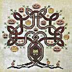 Click/tap for more details of Hallowed Tree (cross stitch) by Ink Circles