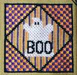 Click for more details of Halloween #1 'Boo Ghost' (cross stitch) by Sekas & Co