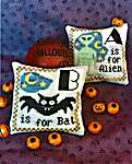 Click for more details of Halloween Alphabet - A & B (cross stitch) by Romy's Creations