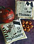 Click for more details of Halloween Alphabet - M & N (cross stitch) by Romy's Creations