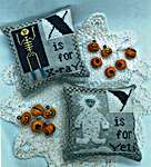 Click for more details of Halloween Alphabet - X & Y (cross stitch) by Romy's Creations