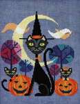 Click for more details of Halloween Cat (cross stitch) by Satsuma Street