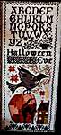 Click/tap for more details of Halloween Eve (cross stitch) by Blackbird Designs
