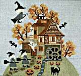 Click for more details of Halloween Gathering (cross stitch) by Twin Peak Primitives