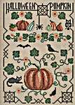 Click/tap for more details of Halloween Pumpkin (cross stitch) by Filigram