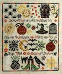 Click for more details of Halloween Sampler (cross stitch) by Jeannette Douglas