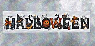 Click/tap for more details of Halloween Sampler (cross stitch) by Les Petites Croix de Lucie