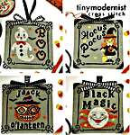 Click for more details of Halloween Spooktacular 1-4 (cross stitch) by Tiny Modernist