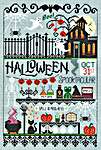 Click/tap for more details of Halloween Spooktacular (cross stitch) by Little Dove Designs
