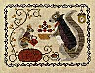 Click for more details of Halloween Squirrel (cross stitch) by The Blue Flower