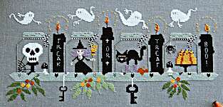 Click/tap for more details of Halloween Week (cross stitch) by Madame Chantilly