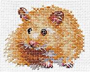 Click for more details of Hamster (cross stitch) by Alisa