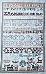 Click for more details of Hannah Rider Sampler 1781 (cross stitch) by The Wishing Thorn