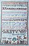 Click/tap for more details of Hannah Rider Sampler 1781 (cross stitch) by The Wishing Thorn