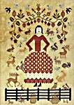 Click/tap for more details of Happiness (cross stitch) by Kathy Barrick
